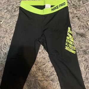 LIME GREEN/SNAKESKIN NIKE PRO 🐍